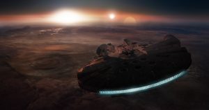 Millenium Falcon – Triple Sunset