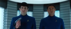 Spock and Bones in turbolift