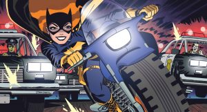 batgirl on her bike