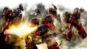 red warhammer space marines