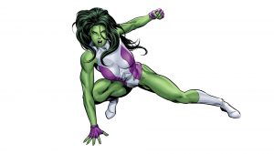 she-hulk crouching