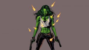 she hulk has guns