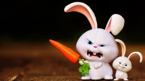 Angry Funny Bunny