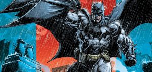 Batman in the rain