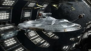 NX-01 Columbia in Spack Dock