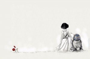 Princess Leia RIP Wallpaper