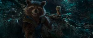 baby groot and rocket raccoon