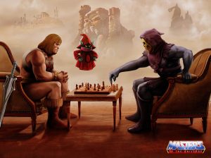 He-man plays chess