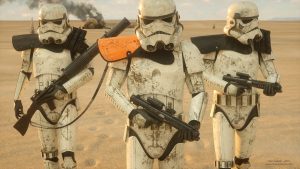Storm Troopers in the sand