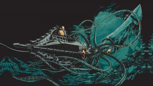 The nautilus vs a squid