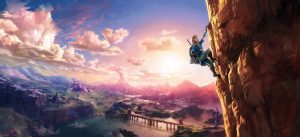 Zelda Climbing wallpaper