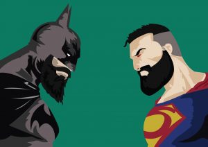 Bearded Batman v Superman