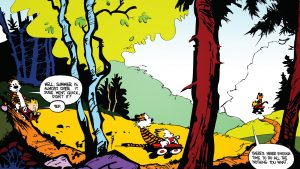 Calvin and Hobbes missed summer