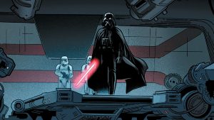 Darth Vader enters