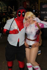 Deadpool and Gwenpool at 2017 New York Comic Con