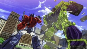 Optimus vs Destrucicons