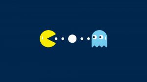 Pac-Man v Blue Ghost Guy