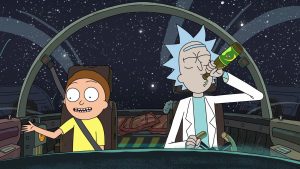 Rick and Morty in Space