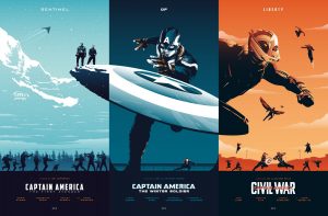 Sentinel of Liberty (Captain America Trilogy posters) by Rico Jr