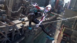 Spider-Gwen in motion