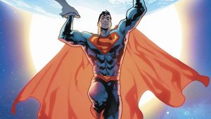 Superman holding up the world