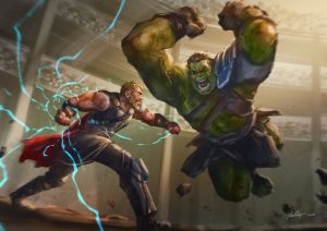 Thor vs Hulk