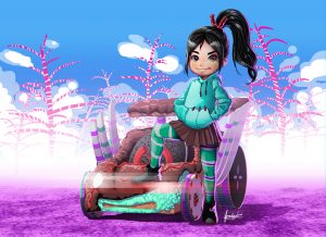 Vanellope Von Schweetz fan art