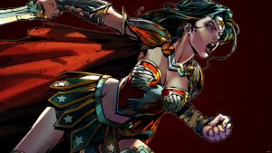 Wonder Woman in battle armor