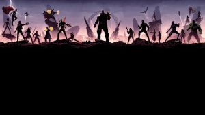 avengers infinity war minimalism 8k nh