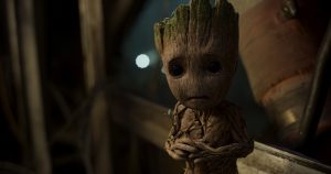 baby groot in guardians of the galaxy vol 2 4k