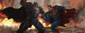 batman vs superman artwork w1