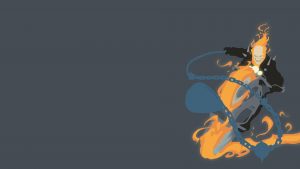 ghost rider minimalism 4k ob