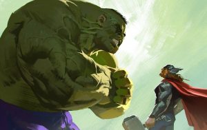 hulk and thor artwork 0g