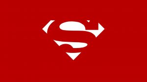 red and white superman logo wallpaper