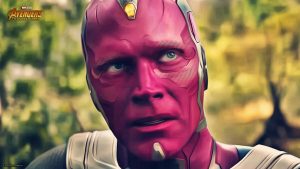 vision in avengers infinity war 2018 4k lv