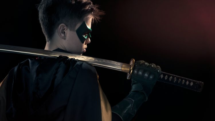 Cameron judd as Damiam Wayne in Red Hood