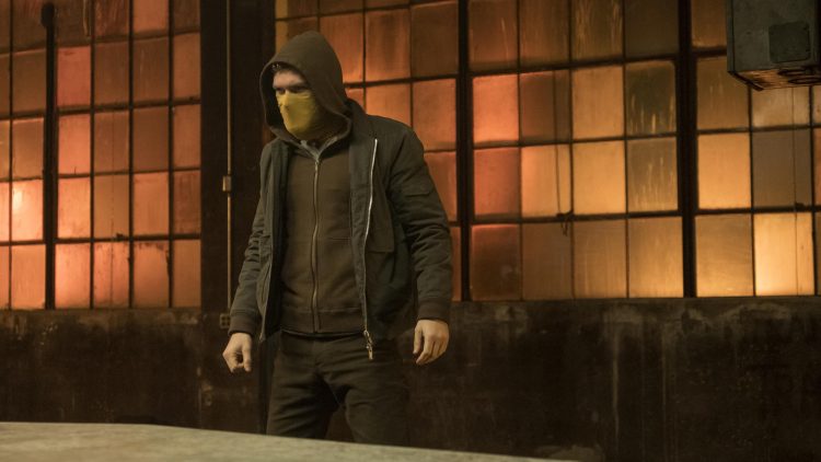 The Immortal Iron Fist in a cheap hoodie