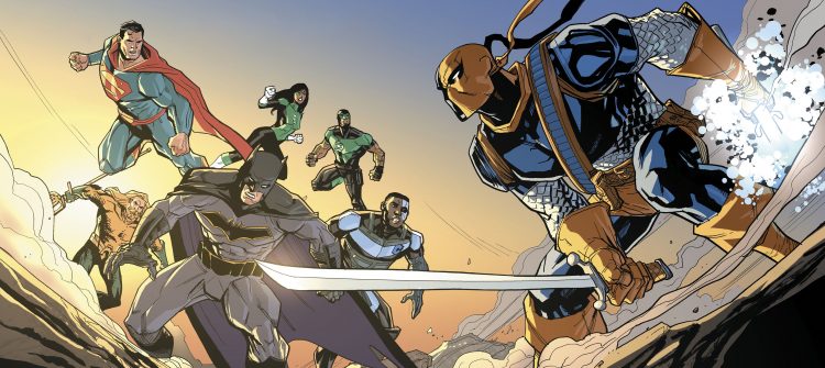 justice league vs deathstroke