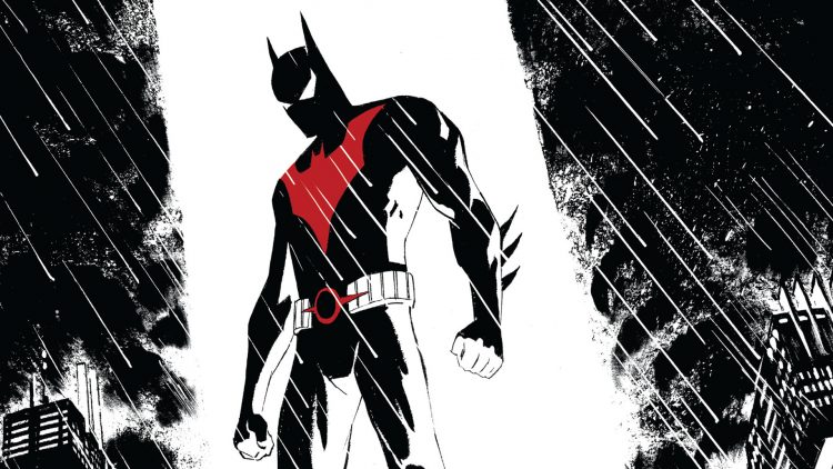 Batman Beyond in the rain