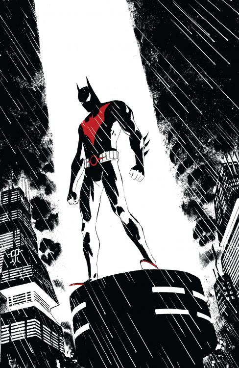 Batman Beyond on a light