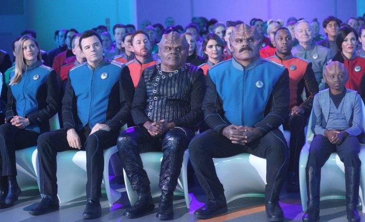 Bortus with a mustache