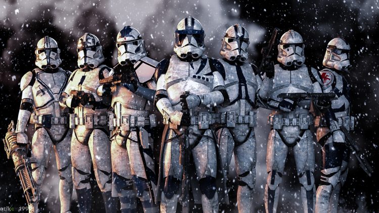 Clone Troopers in the snow