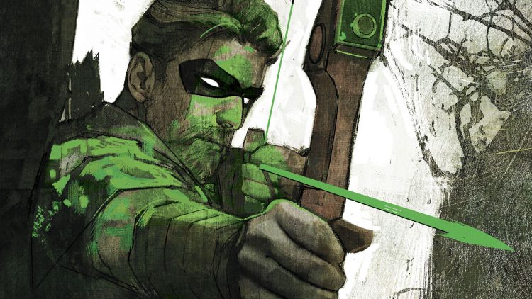 Green Arrow taking aim