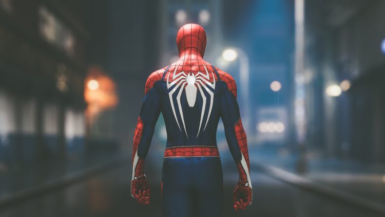 PS4 Spider-man’s back
