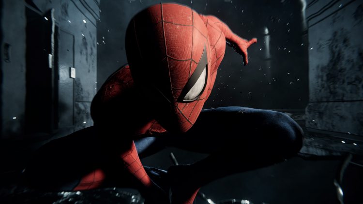 Spider-man eye closeup