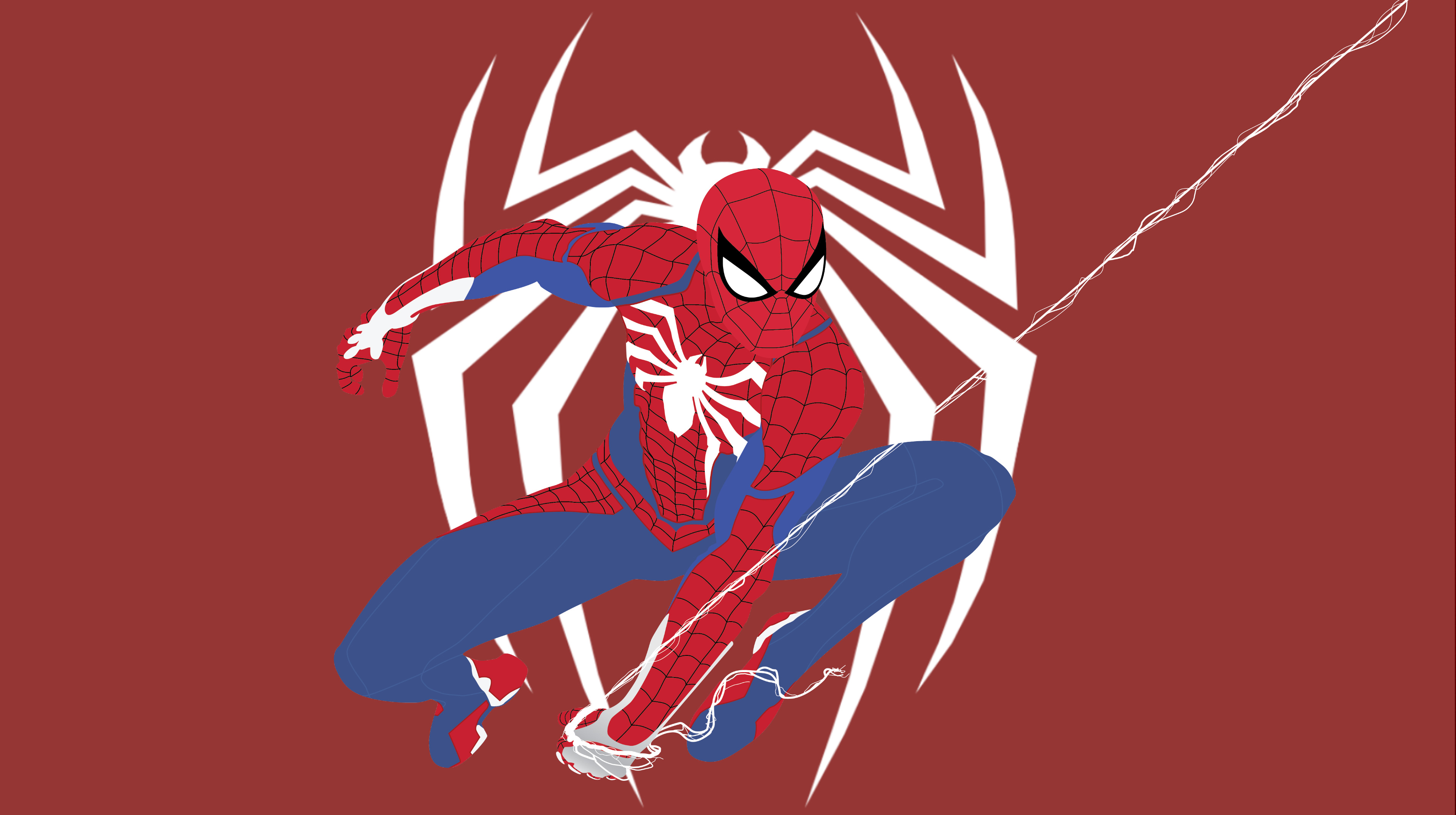 Spider-man swings his swinger.jpg