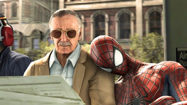 Stan Lee and Spider-man