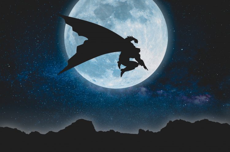 batman and the moon