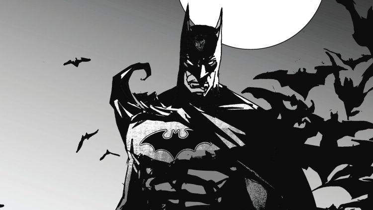 batman in black adn white