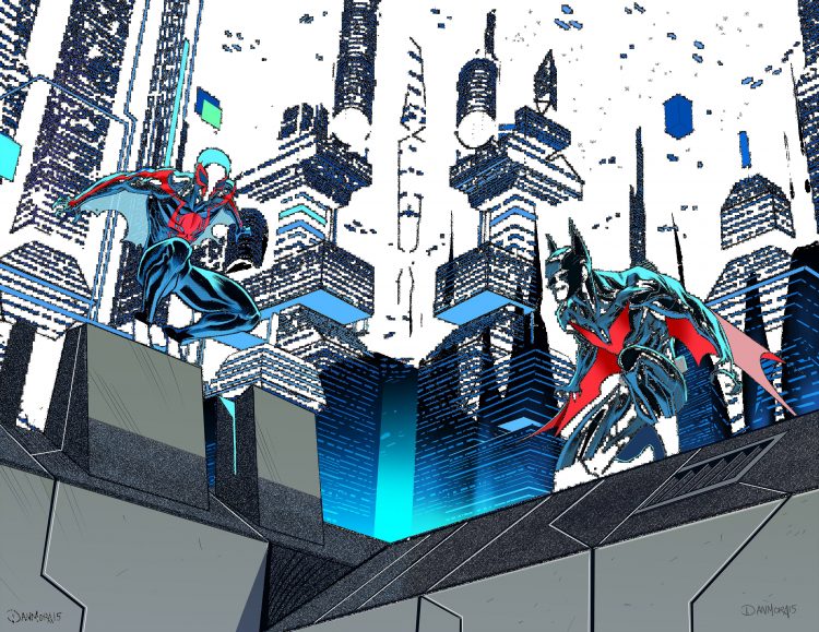 spider-man 2099 meets batman beyond